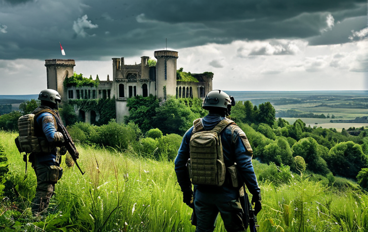 승리의여신 니케 새로운 맵 리뷰 - Post-Apocalyptic Landscape**

"A breathtaking vista of a ruined, overgrown French countryside. Crumb...
