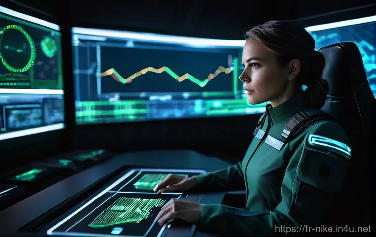 승리의여신 니케 한정 캐릭터 입수법 - **"A determined female commander, inspired by futuristic military aesthetics, sits in a dimly lit, h...