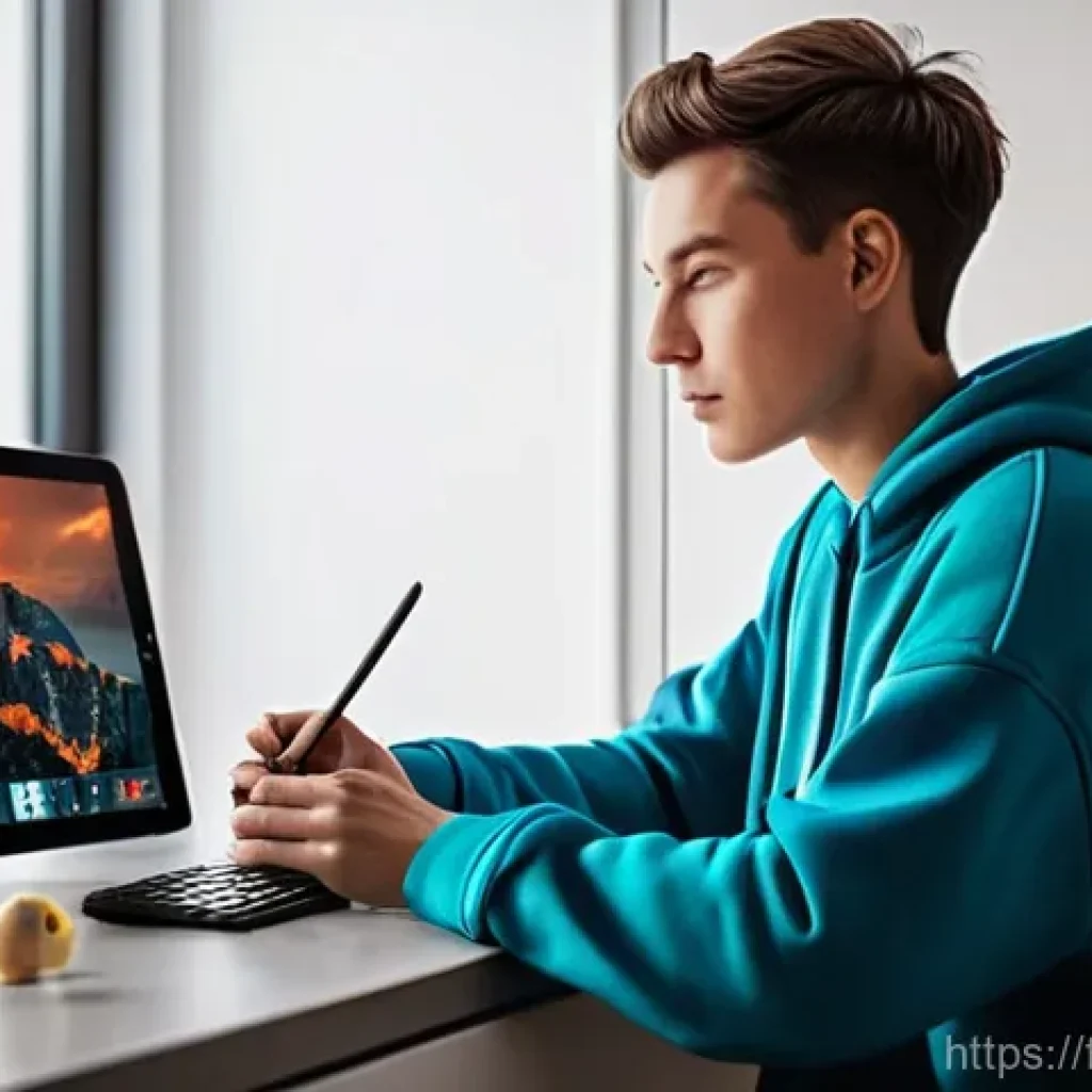 승리의여신 니케 플레이 시간 관리 - **Morning Routine Gamer:** A young adult, gender-neutral, with neatly styled short hair and wearing ...