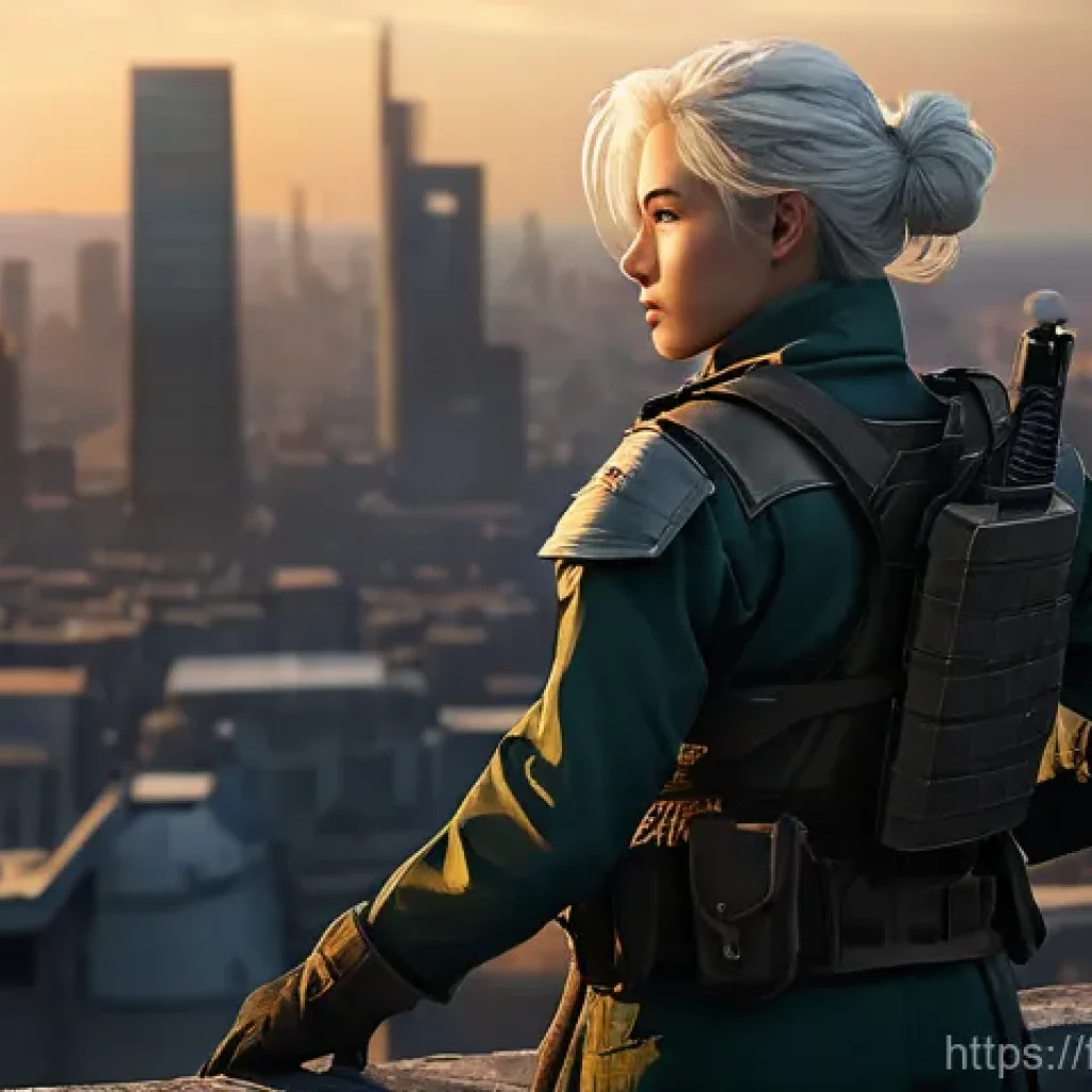 승리의여신 니케 캐릭터 목소리 담당 성우 - **Prompt for Rapi:**
    "A formidable and determined female leader, Rapi, stands tall and resolute ...