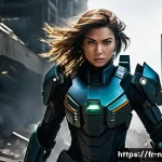 Home 20 승리의여신 니케 스크린샷 퀄리티 향상 - **Prompt 1: Dynamic Action in a Ruined City**
A highly detailed, cinematic shot of a solo Nikke,...