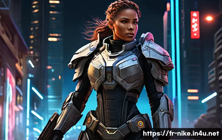 승리의여신 니케 게임 종료 이슈 - **Prompt:** A highly detailed, full-body portrait of a powerful NIKKE character, inspired by the "Go...