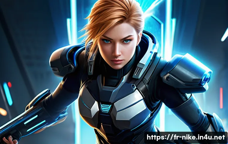 승리의여신 니케 UI 최적화 옵션 - **Prompt Title: Enhanced Combat Clarity**
    "A highly detailed, anime-style illustration of a powe...